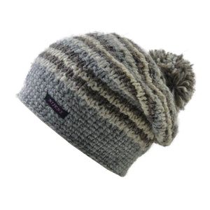 Bommelmütze, Wollmütze Gestreift aus Schurwolle - Krian C-19 Nijens Shop