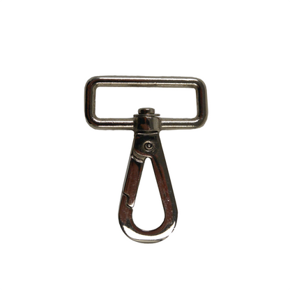 Metall-Karabiner-Verschluss für Nijens Hüfttaschen, silberfarben, robustes Taschenzubehör