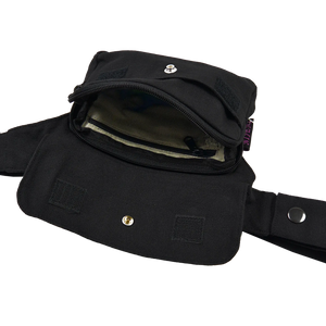 Bauchtasche Stoff, Hip Bag Black