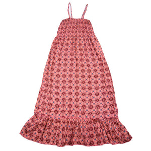 Nijens Sommerkleid Kinderkleid Strandkleid aus Viskose Korallen