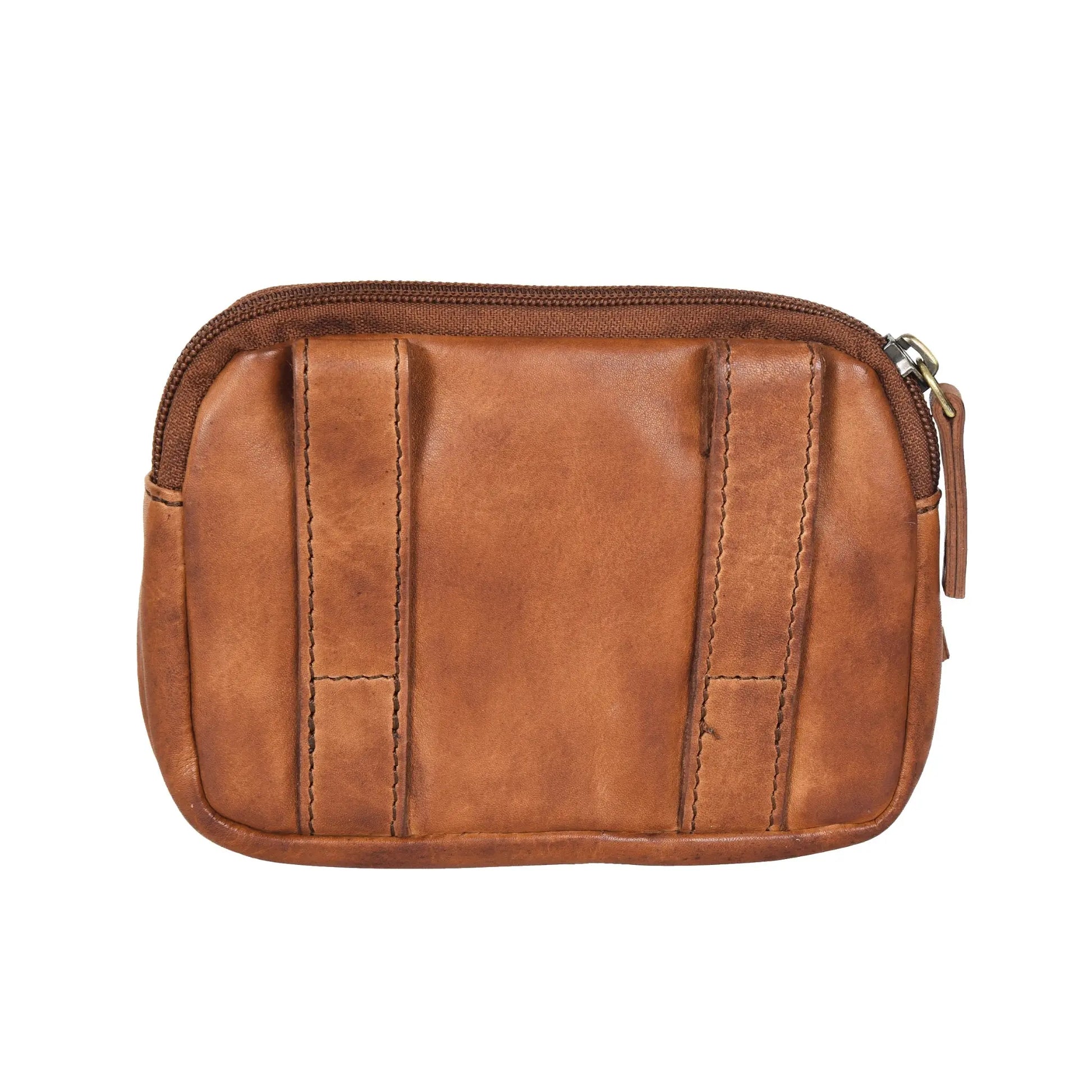 Kleine Beuteltasche Apache Leder Malto-Braun Antik mit Leckerlifach - Prague NJ-07 1052 / 9052 Nijens Shop