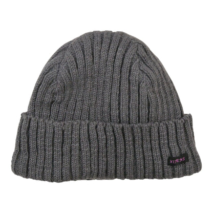 Kurze Beanie "Tulsipur" aus Schurwolle Anthrazitgrau (54)