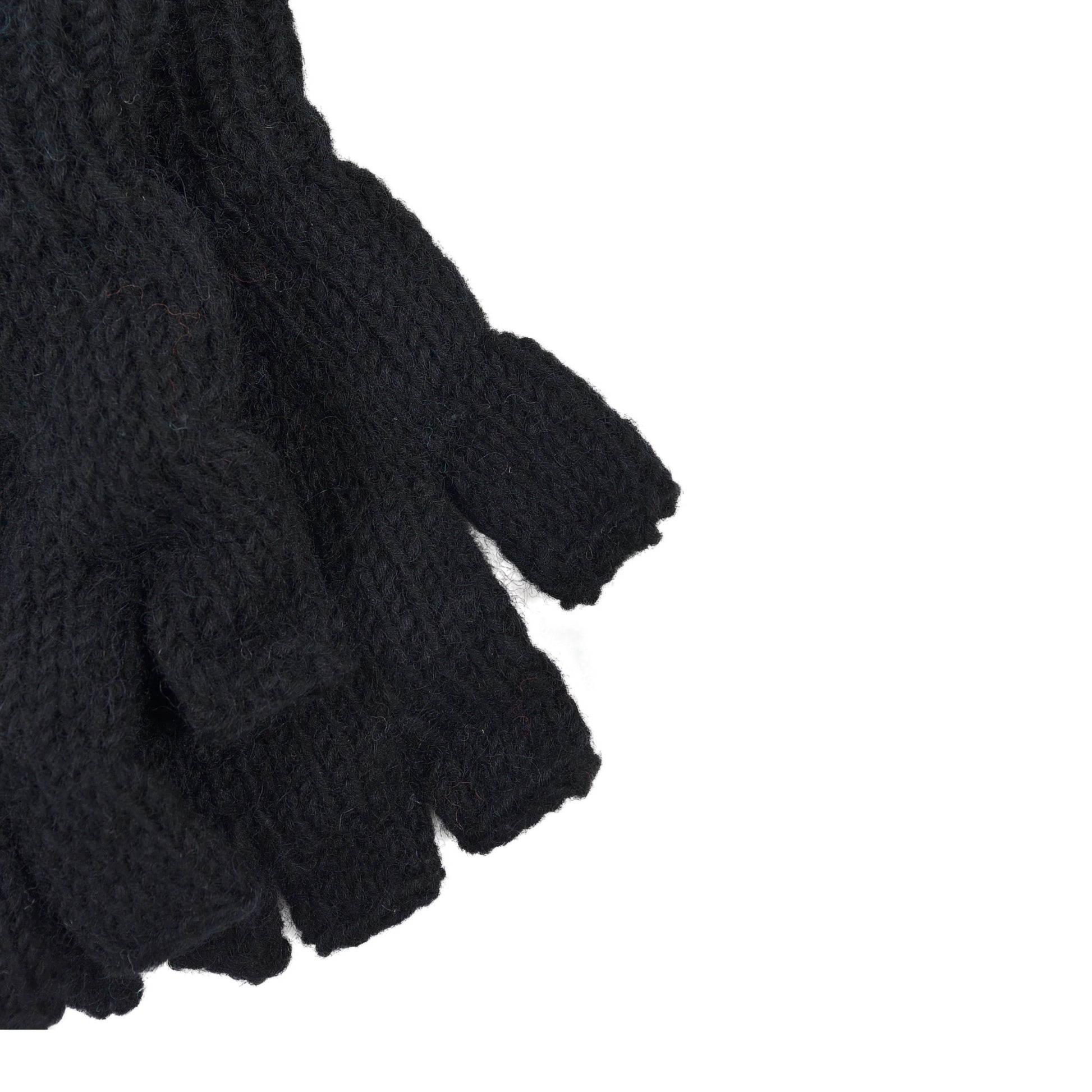 fingerlose handschuhe schwarz Kuschelig warme Halbfingerhandschuhe