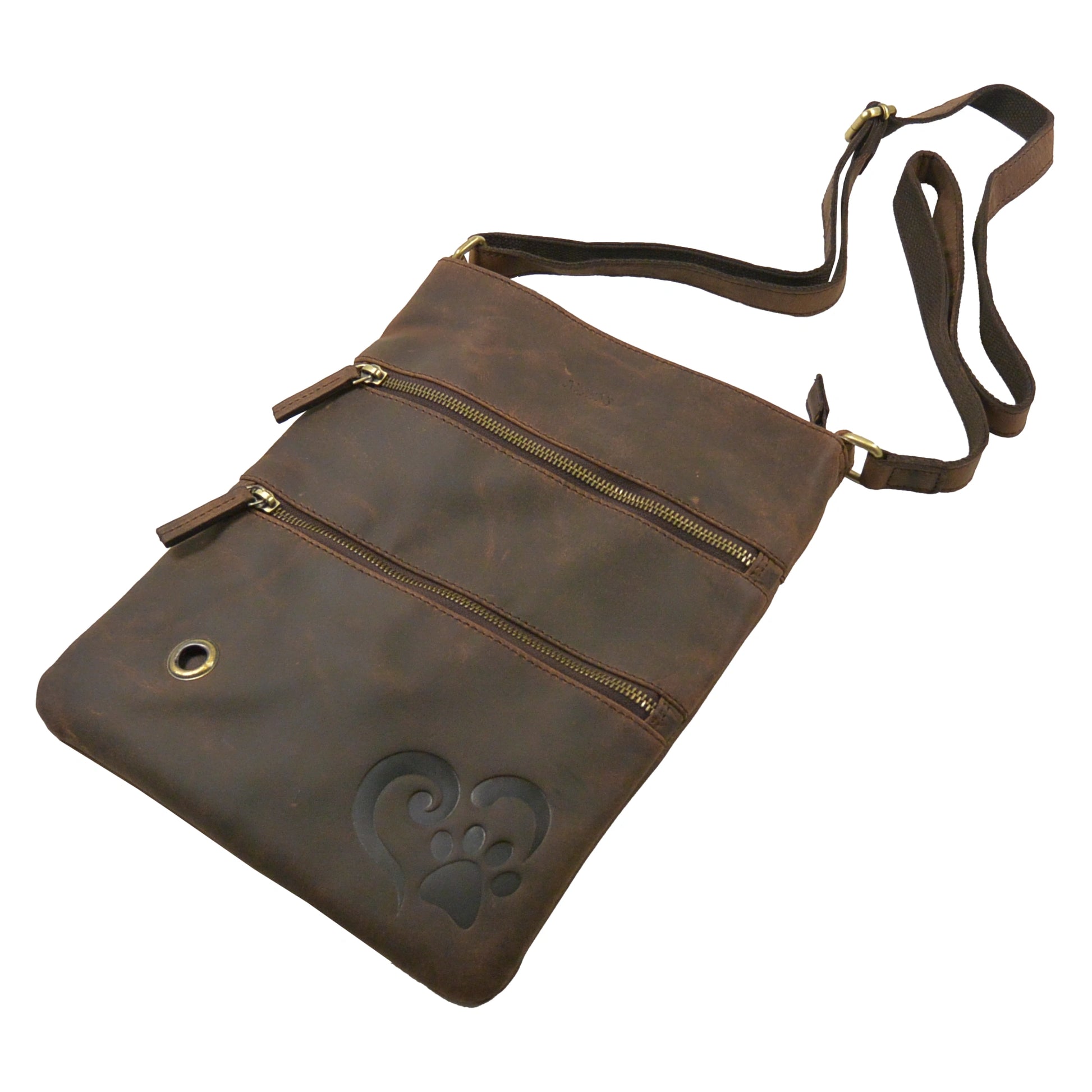 Bag Leather Crazy Horse Brown