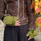 Nijens Gloves Olive wool Virgin wool Mittens Loonna-set-10