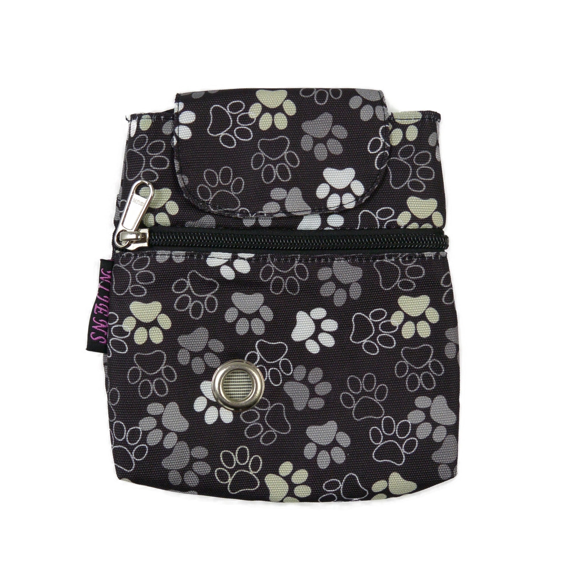 Hundekotbeutelspender & Leckerli-Tasche im Pfoten-Look. Nijens Shop.