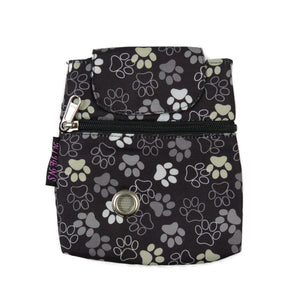 Hundekotbeutelspender & Leckerli-Tasche im Pfoten-Look. Nijens Shop.