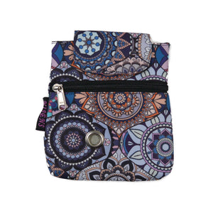Hundekotbeutelspender & Leckerli-Tasche wasserdicht Mandala Lavendel