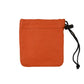 Leder-Leckerlibeutel Cabra in Orange mit Kordelzug – ideal für Snacks und benutzte Kotbeutel beim Hundespaziergang.