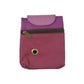 Baza Leder Leckerli-Tasche in Rosa-Bordeaux-Lila mit Metallöse für Hundekotbeutel