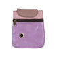 Baza Leder Leckerli-Tasche in Rosa-Lavendel mit Metallöse für Hundekotbeutel