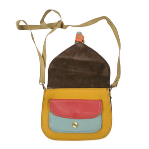 Farbenfrohe Leder Tasche Nijens