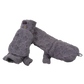 Handschuhe, Fäustlinge aus Schurwolle Flieder mit Schtrickmuster. Innenfutter ist aus Fleece.