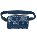 Hüfttasche mit abnehmbarem Gürtel Bauchtasche in Blau