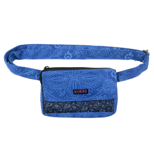 Bauchtasche aus Stoff in Blau