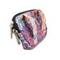 Kleine Beuteltasche aus Polyester-Stoff bunt mit Mandala-Print und zwei Gürtelschlaufen. Nijens Shop