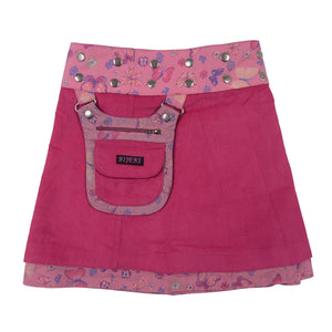 Summer skirt NEW Children's skirt Nijens MiniMalk Rosa Schmetterlinge 37