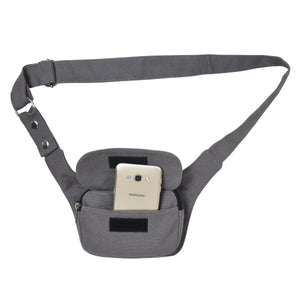 Gassi-Tasche Hüfttasche Bauchtasche in Grau - Nijens Shop 2