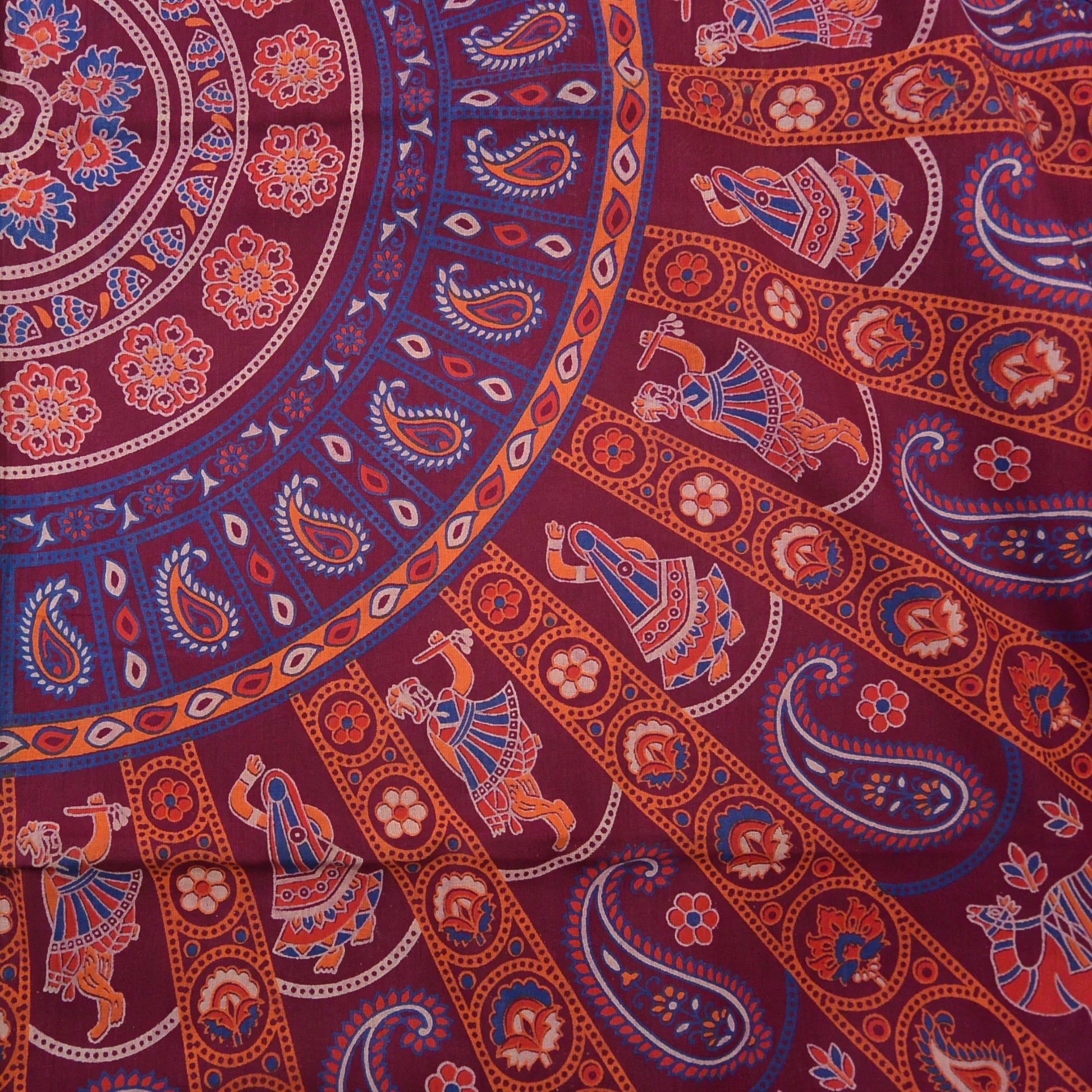 Indisches Laken Wandtuch Mandala Hippie Tagesdecke - Dekor Decke Groß 420 / 96 Nijens