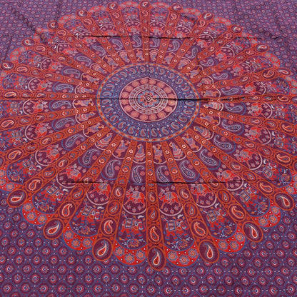 Indisches Laken Wandtuch Mandala Hippie Tagesdecke - Dekor Decke Groß 420 / 96 Nijens