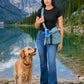Gassi-Tasche mit Flaschenhalter "Brandenburg" Cord Salbei (119)