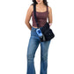 Gassi-Tasche mit Flaschenhalter "Brandenburg" Cord Schwarz (103)