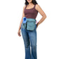 Gassi-Tasche mit Flaschenhalter "Brandenburg" Cord Salbei (119)