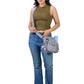 Gassi-Tasche mit Flaschenhalter „Konstanz“ Cord Hellgrau (123)