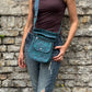 Gassi-Tasche "Super-Hannover" Baumwoll-Canvas Petrol (04)