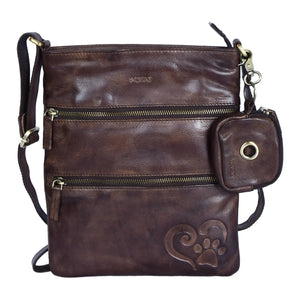 Ledertasche UmhĂ€ngetasche Leder Brown
