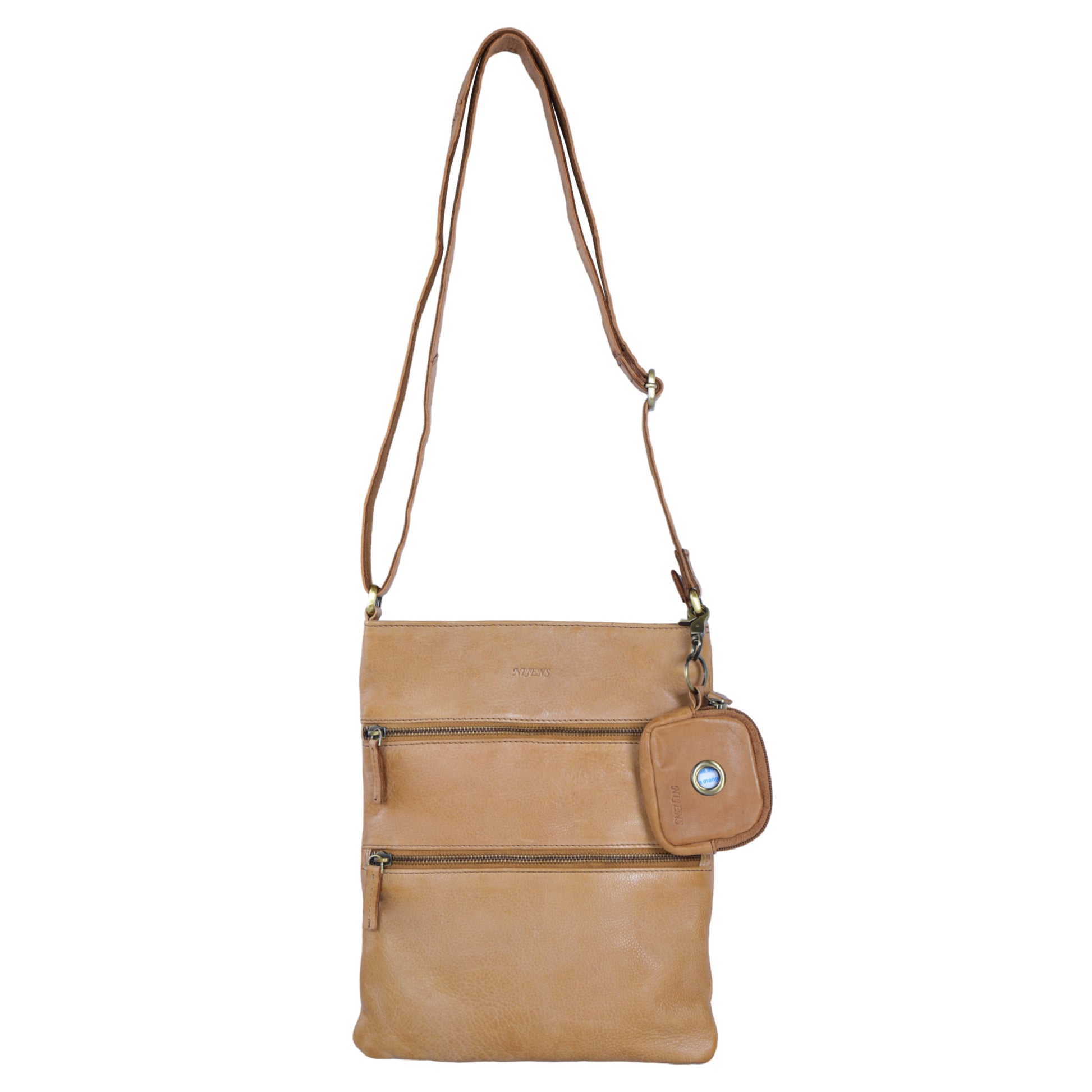 TAN Leder Tasche, Nijens Shop.