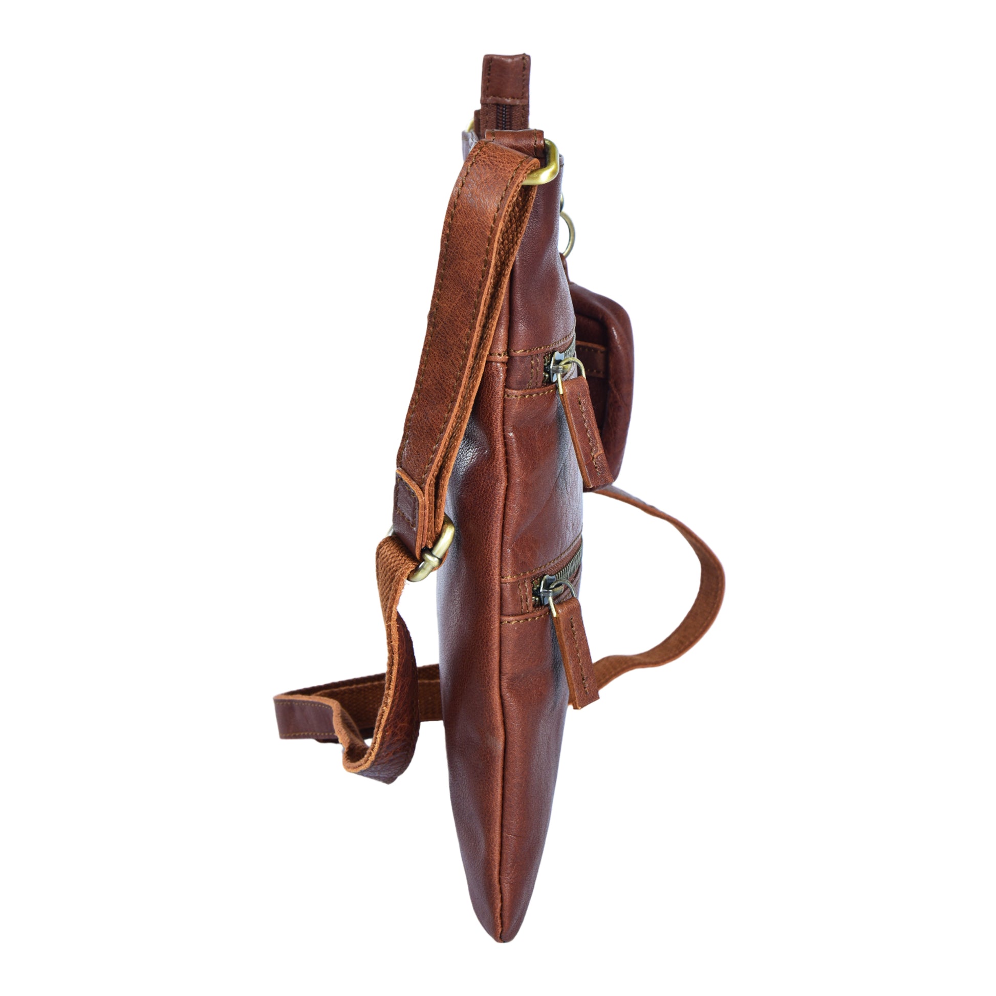 Ledertasche Umhängetasche Leder Brandy, Gassi-Tasche 5