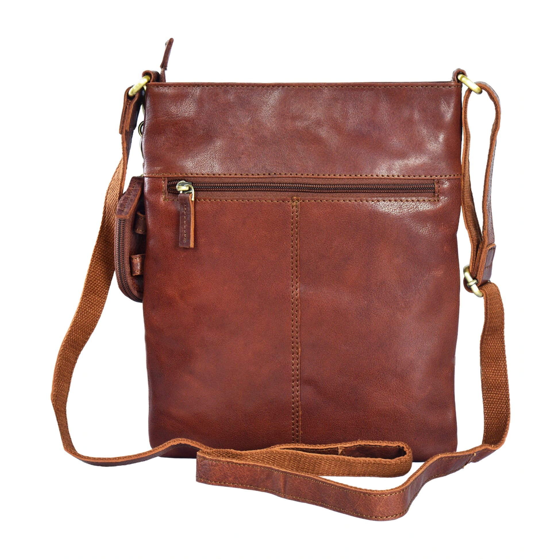 Ledertasche Umhängetasche Leder Brandy, Gassi-Tasche 3