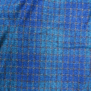 Stoff-Wolle in Blau