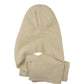 Nijens Balaclava Kapuzenschal in Creme mit langen Schalenden – Rückansicht