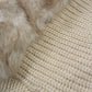 Nijens Balaclava Damen creme Rückansicht – gestrickte Schlupfmütze 