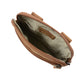Small leather pouch TAN with treats compartment for dogs Prague NJ-07 1041