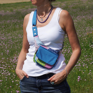 Bauchtasche Gürteltasche aus Baumwoll-Stoff - Dublin 337 A Nijens Shop