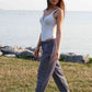 Women's Pants , fabric trousers made of viscose - Kiev 12