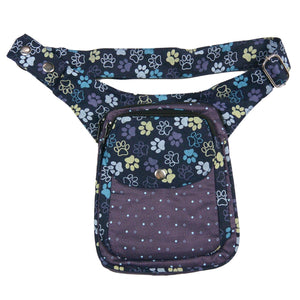 Gassi-Tasche mit Pfotenmuster - Praktisch & tierisch süß für unterwegs - Freiburg ND 745 Nijens Shop