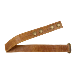 Gürtel-Verlängerung XXXL Hüfttaschen Leder Senf