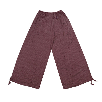 Damen Pumphose aus Viskose Bordeauxrot – Sommerhose von Nijens