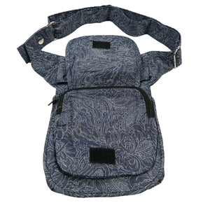 Nijens Hüfttasche Jeans Paisley Blaugrau