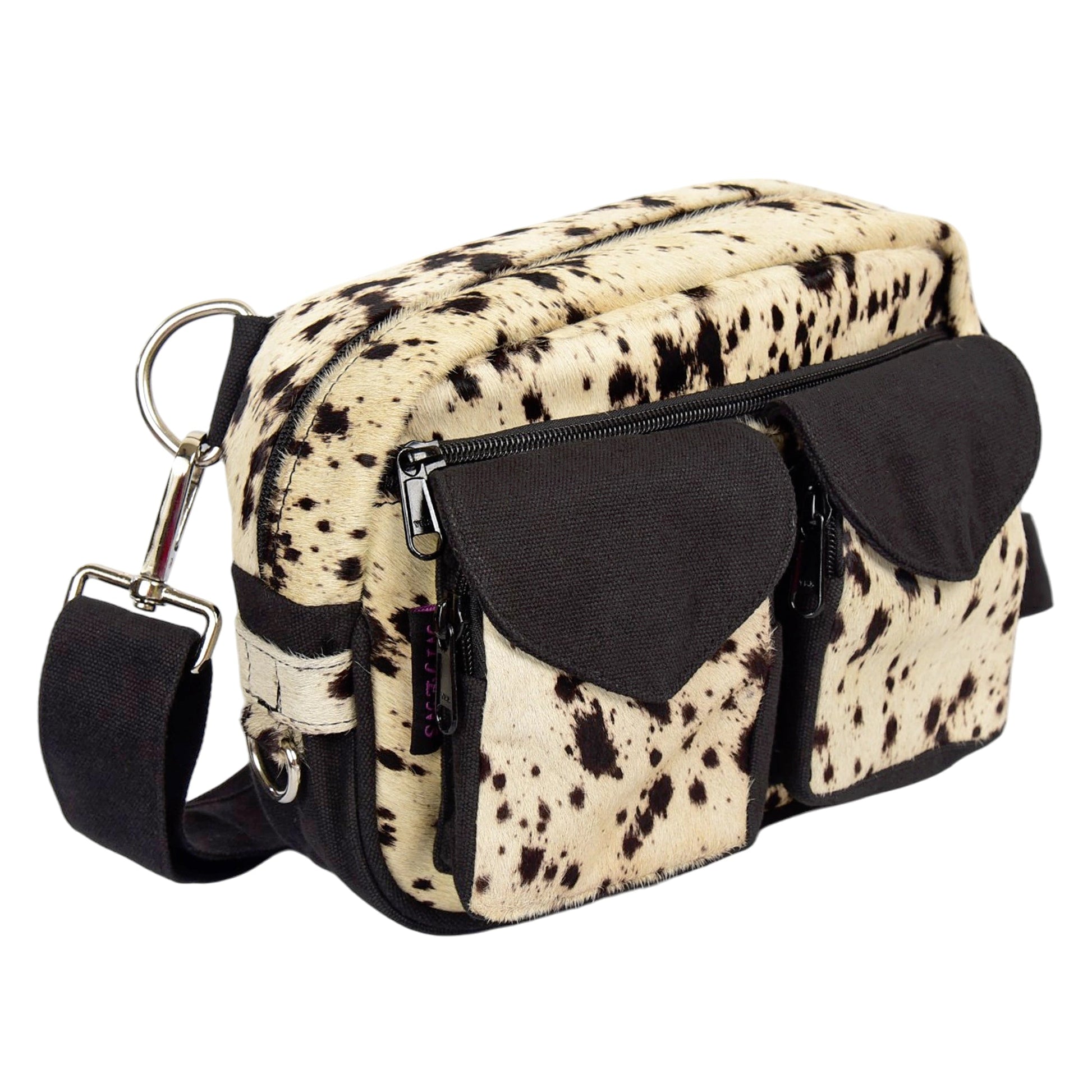 Bauchtasche / Umhängetasche, Gassi-Tasche mit Kuhfell - Berlin VI-013 Nijens Shop