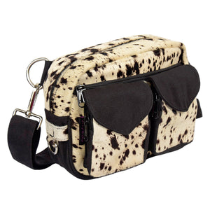 Bauchtasche / Umhängetasche, Gassi-Tasche mit Kuhfell - Berlin VI-013 Nijens Shop