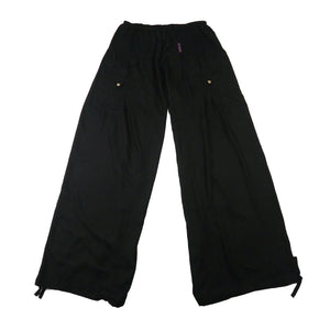 Hose Pluderhose Pumphose Nijens Pants Black Plain