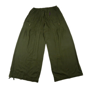 Hose Pluderhose Pumphose Nijens Pants OLive Plain