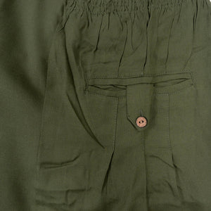 Hose Pluderhose Pumphose Nijens Pants OLive Plain 2