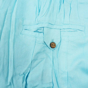 Pumphose aus Viskose Himmelblau