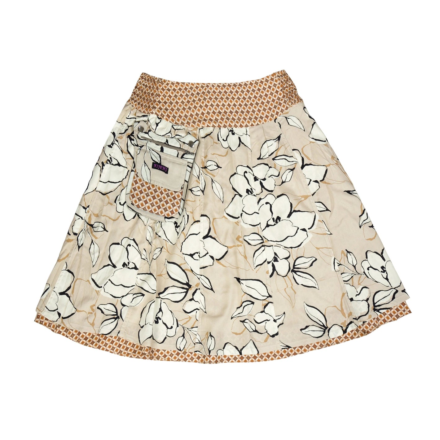 Sommerrock Wenderock Rayon mit elastischem Smokbund - Pavlana 76 Nijens Shop